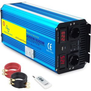 Lexium Omvormer 12V 230V - Spanningomvormer - Auto omvormer - Stopcontact - Autolader