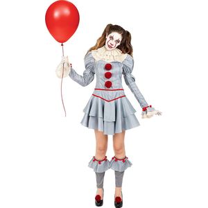 FUNIDELIA Pennywise kostuum - It Chapter Two - Voor Vrouwen - Maat: S