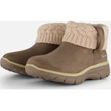 Skechers Easy Going - Cozy Weather Dames Laarzen - Taupe - Maat 39