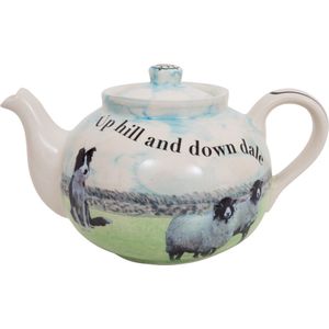 Tea Pottery Teapot Yorkshire Dales 4 cup