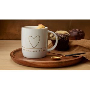 ASA - Linia - Koffiekop - The One I love - Porselein -  Wit