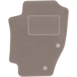 Beige bestuurdersmat voor: Peugeot 307CC cabrio (2003-2008)