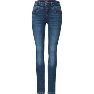 Street One Dames jeans QR slim fit jeans style York - kleur indigo - maat 34