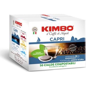 Kimbo Capri – ESE 44mm Koffiepads (50 stuks) | Authentieke Italiaanse Espresso