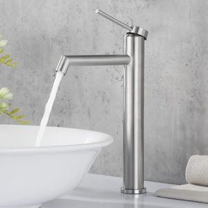 Hoge Verstelbare Wastafelkraan - Eengreepsmengkraan voor Warm en Koud Water