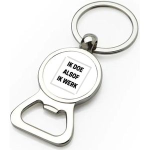 Akyol - ik doe alsof ik werk flesopener - Werk - collega's - collega's - werknemers - verjaardag - afscheidscadeau - geschenk - leuke cadeau - kado - 9 bij 3 cm