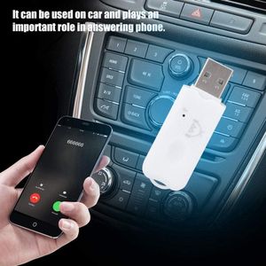 USB Bluetooth-ontvanger Audio A2DP Muziek Draadloze adapter Bluetooth 2.1V Muziekontvanger Bluetooth Car Kit voor auto AUX mobiele telefoon