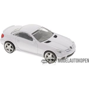 Mercedes-Benz SLK55 AMG (Wit) 1/43 Rastar - Modelauto - Schaalmodel - Model auto - Miniatuurautos - Miniatuur auto - Schaal model