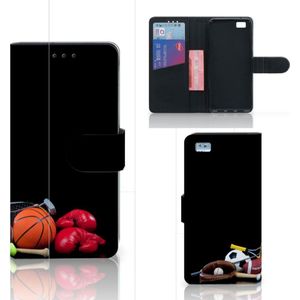 Huawei Ascend P8 Lite Wallet Case met Pasjes Sports