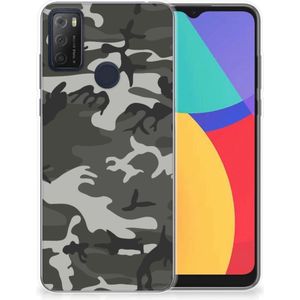 Alcatel 1S (2021) TPU bumper Army Light