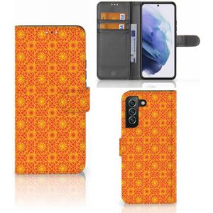 Samsung Galaxy S22 Plus Telefoon Hoesje Batik Oranje