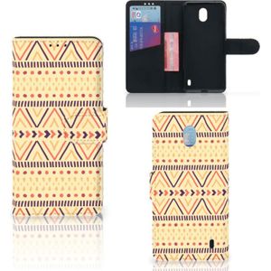 Nokia 1 Plus Telefoon Hoesje Aztec Yellow