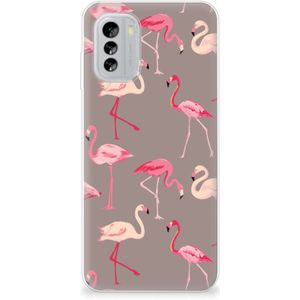 Nokia G60 TPU Hoesje Flamingo