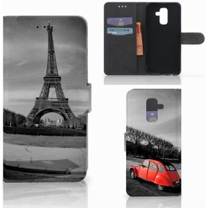 Samsung Galaxy A6 Plus 2018 Flip Cover Eiffeltoren