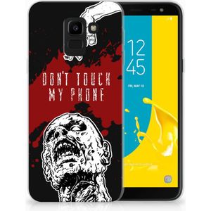 Samsung Galaxy J6 2018 Silicone-hoesje Zombie Blood