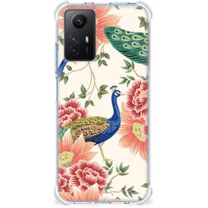 Case Anti-shock voor Xiaomi Redmi Note 12s Pink Peacock