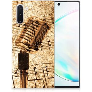 Samsung Galaxy Note 10 Siliconen Hoesje met foto Bladmuziek