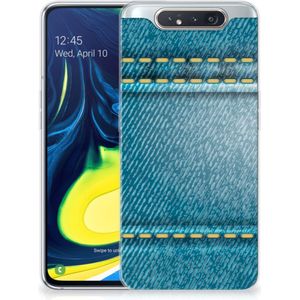 Samsung Galaxy A80 Silicone Back Cover Jeans