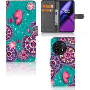 OnePlus 11 Hoesje Cirkels en Vlinders