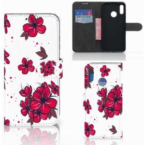 Honor 10 Lite Hoesje Blossom Red