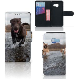 Samsung Galaxy A3 2017 Telefoonhoesje met Pasjes Honden Labrador