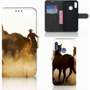 Honor 10 Lite Telefoonhoesje met Pasjes Design Cowboy