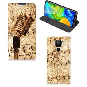 Xiaomi Redmi Note 9 Stand Case Bladmuziek