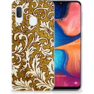 Siliconen Hoesje Samsung Galaxy A20e Barok Goud