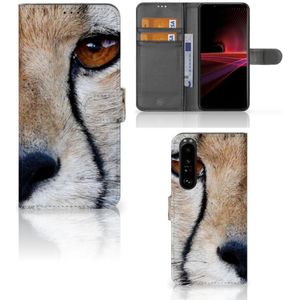 Sony Xperia 1 III Telefoonhoesje met Pasjes Cheetah