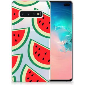 Samsung Galaxy S10 Plus Siliconen Case Watermelons