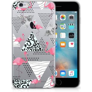 Apple iPhone 6 | 6s TPU Hoesje Flamingo Triangle