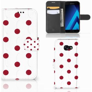 Samsung Galaxy A5 2017 Book Cover Cherries