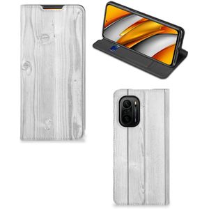 Xiaomi Mi 11i | Poco F3 Book Wallet Case White Wood