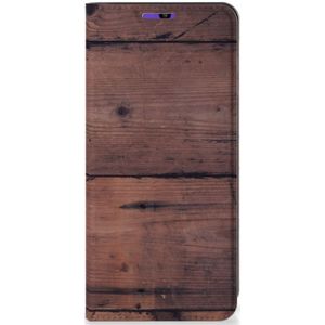 Samsung Galaxy A22 4G | M22 Book Wallet Case Old Wood