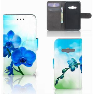 Samsung Galaxy Xcover 3 | Xcover 3 VE Hoesje Orchidee Blauw - Cadeau voor je Moeder