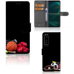 Sony Xperia 5III Wallet Case met Pasjes Sports