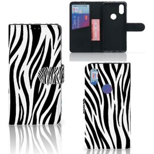 Xiaomi Mi Mix 2s Telefoonhoesje met Pasjes Zebra