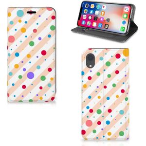 Apple iPhone Xr Hoesje met Magneet Dots