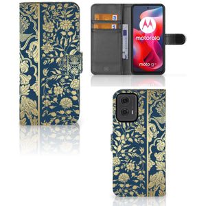 Motorola Moto G24 | G04 | G24 Power Hoesje Beige Flowers