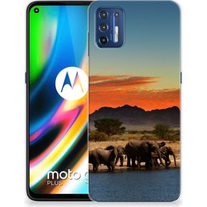 Motorola Moto G9 Plus TPU Hoesje Olifanten