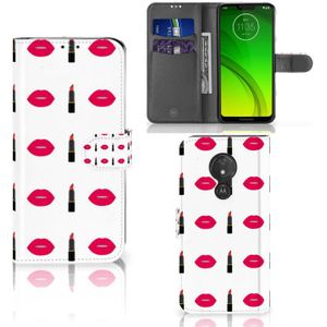 Motorola Moto G7 Power Telefoon Hoesje Lipstick Kiss