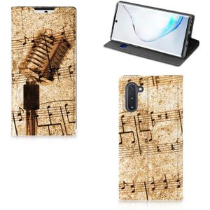 Samsung Galaxy Note 10 Stand Case Bladmuziek