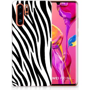 Huawei P30 Pro TPU Hoesje Zebra