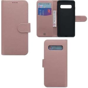 Samsung Galaxy S10 Hoesje Rose met Flexibele Houder