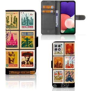 Samsung Galaxy A22 5G Flip Cover Postzegels