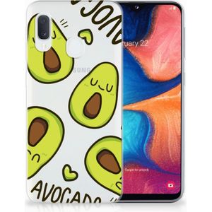 Samsung Galaxy A20e Telefoonhoesje met Naam Avocado Singing