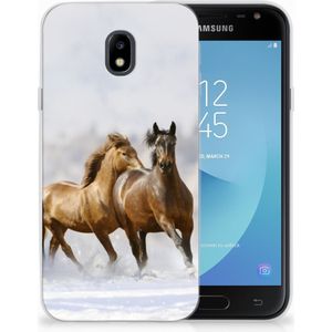 Samsung Galaxy J3 2017 TPU Hoesje Paarden