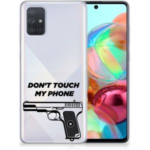 Samsung Galaxy A71 Silicone-hoesje Pistol DTMP