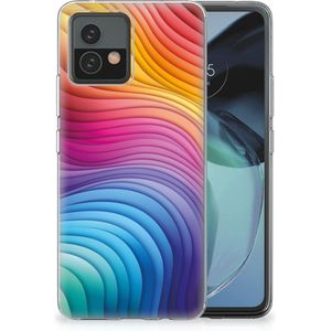 TPU Hoesje voor Motorola Moto G72 Regenboog