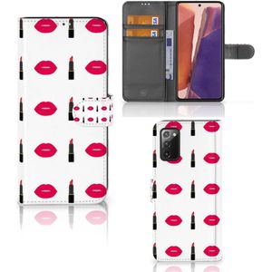 Samsung Galaxy Note 20 Telefoon Hoesje Lipstick Kiss